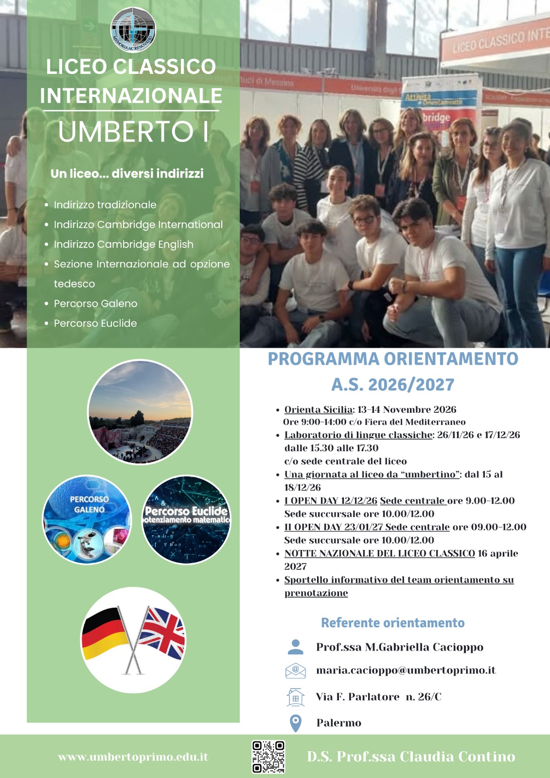 Attività di Orientamento in entrata a.s. 2026/27